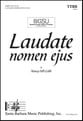 Laudate Nomen Ejus TTBB choral sheet music cover